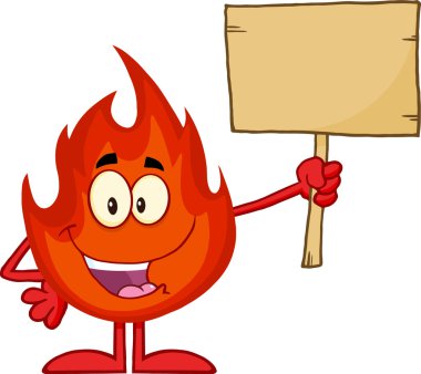 Yangın çizgi film maskot kurul