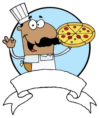 Şef tutar kadar Pizza