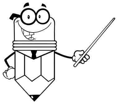 Bir işaretçi Holding iş kalem