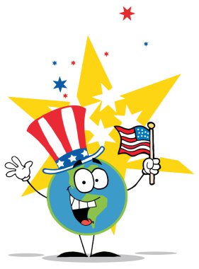 çizgi film gezegen 4 Temmuz Kutlamaları