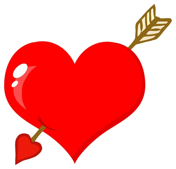 Cuore di San Valentino — Vettoriale Stock