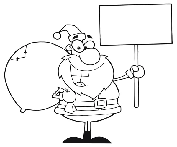 karikatur lachender weihnachtsmann — stockvektor © hittoon