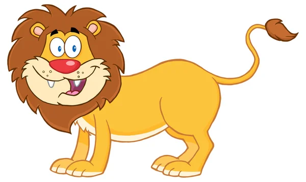Λιοντάρι βασιλιάς της ζούγκλας — Διανυσματικό Αρχείο