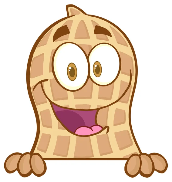 Personagem de desenhos animados amendoim —  Vetores de Stock