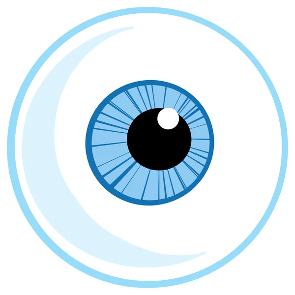 One Blue Eye Ball. — Stock Vector