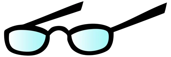 Gafas de ojos en blanco — Vector de stock