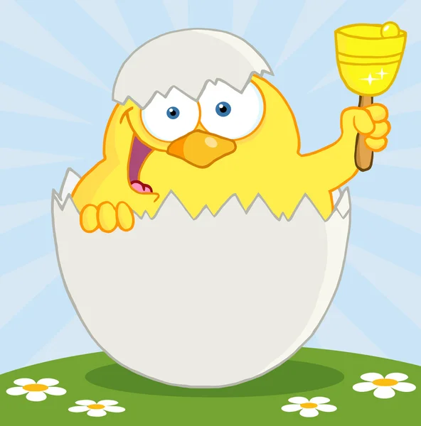 Gelukkig gele Chick — Stockvector