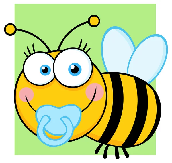 Bebé niño abeja — Vector de stock