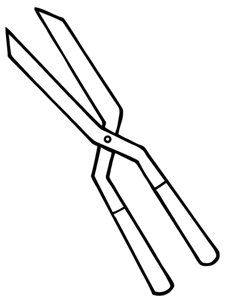 Hobbygärtner scheren aus — Stockvektor