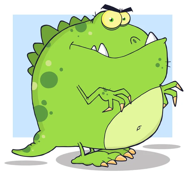 Dinosauro personaggio dei cartoni animati — Vettoriale Stock