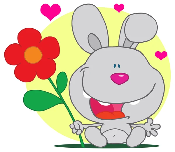 Персонаж мультфильма "Кролик" — стоковый вектор