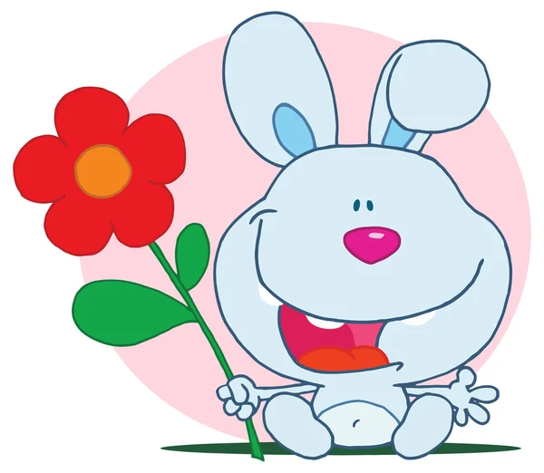Rabbit Cartoon Character — Stock Vector