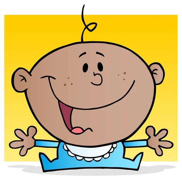 Niño feliz — Vector de stock