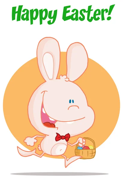 Cartoon Easter rabbit — Stock Vector