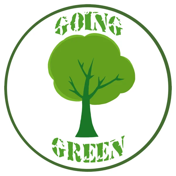 Go Green - Banner — Vettoriale Stock