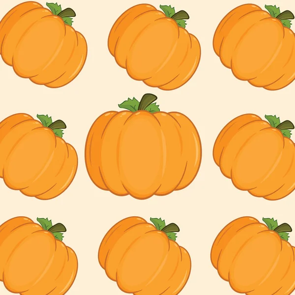 Fondo decorativo de calabaza — Vector de stock