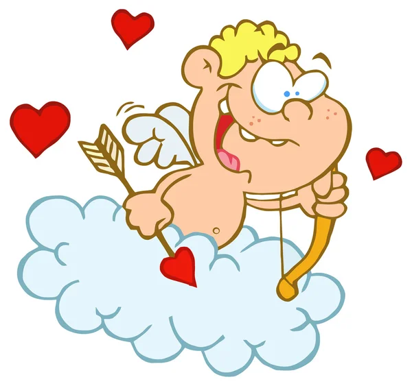 Saint Valentin Cupidon — Image vectorielle