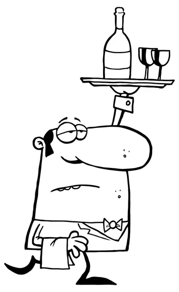 Submarine monochrome cartoon — Stock Vector © Krisdog #22549189