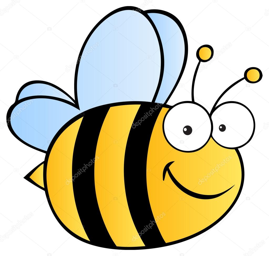 Cute Cartoon Bee.