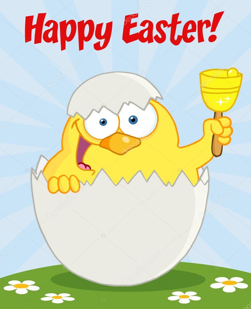 Happy Easter Text card