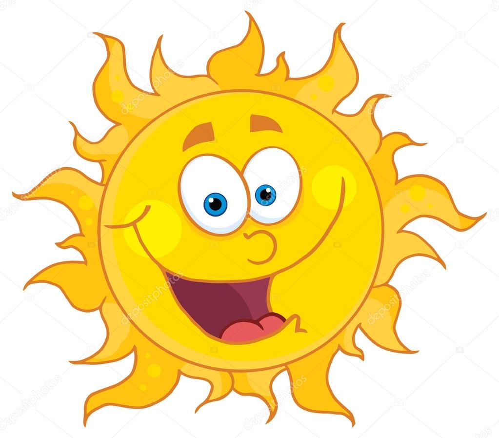 Happy Sun Cartoon Character Stock Vector Image By ©hittoon 61074981