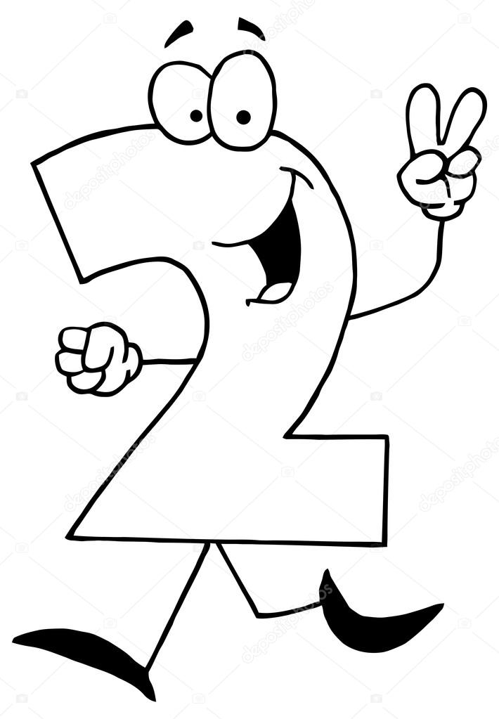 Funny Cartoon 2 Number Stock Vector Image by ©HitToon #61076181 Funny Cartoon 2 Number Stock Vector Image by ©HitToon #61076181