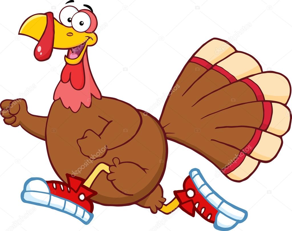 Happy turkey bird Stock Vector Image by ©HitToon #61076467