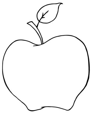 İllüstrasyon karikatür Apple