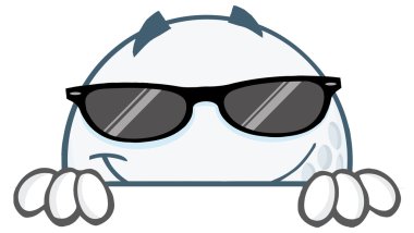 Golf topu işareti ile göz kırpıyor