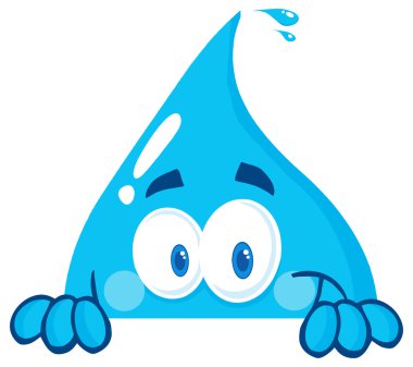 Bir işaret saklanıyor gülümseyen su damlası .