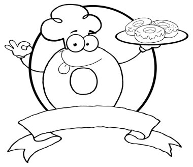 çizgi film çörek boş afiş