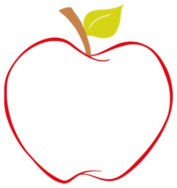 Renkli Anahat ile elma