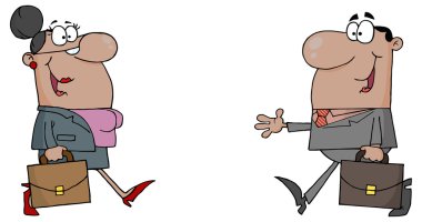 Afrikalı kadın ve erkek arasındaki Toplantı