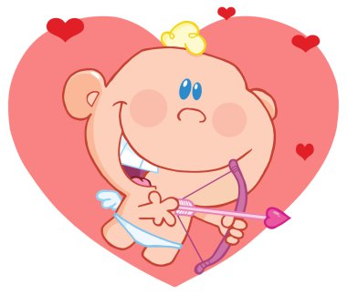 Sevgililer çizgi film aşk tanrısı