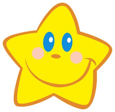 mutlu küçük yıldız.