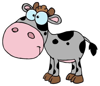 Çizgi film karakteri buzağı