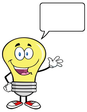 Ampul ile konuşma balonu