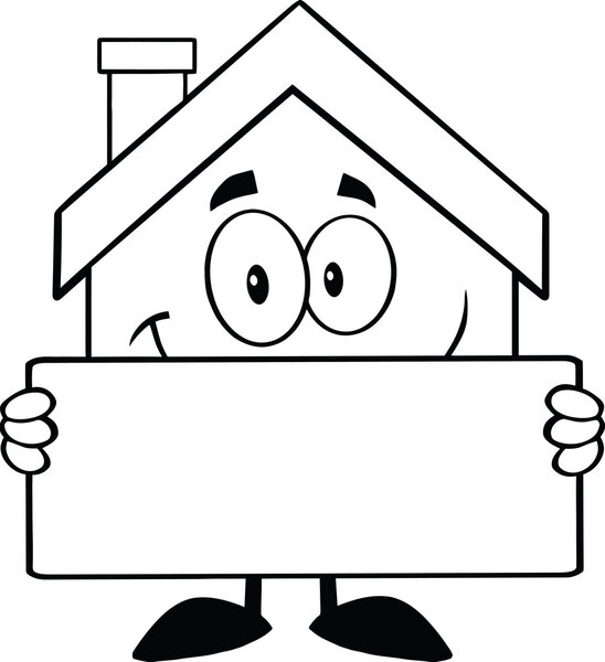 House Holding A Banner