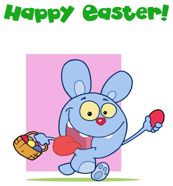 Cartoon Easter rabbit — Stock Vector