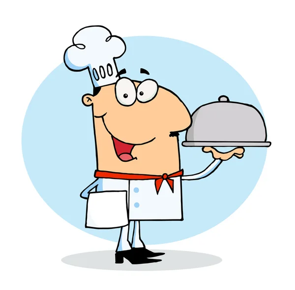 Cartoon Chef personaggio — Vettoriale Stock