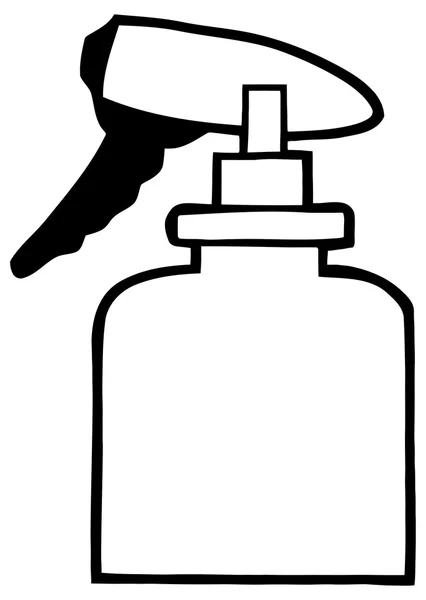 Tuinieren spray fles — Stockvector