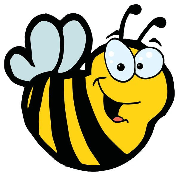 Méh rajzfilmfigura — Stock Vector