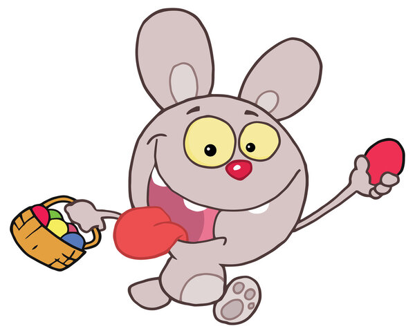 cartoon Easter rabbit