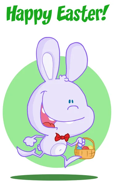 Kreslený velikonoční králík — Stockový vektor