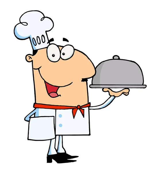 卡通厨师字符 — 图库矢量图片
