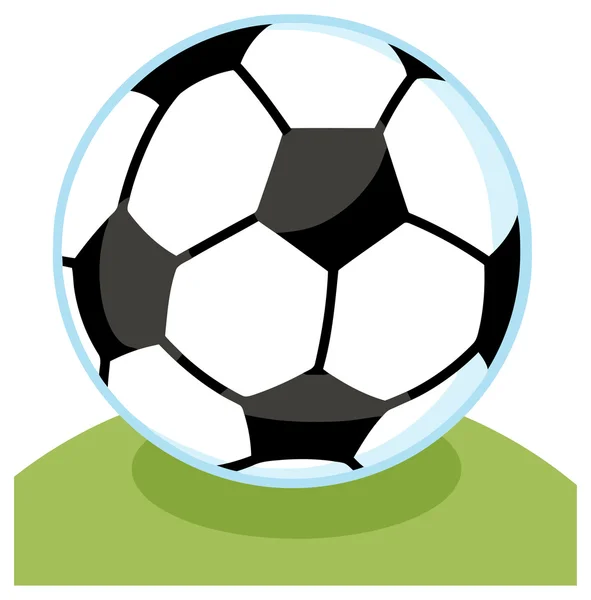 Cartoon Soccer Ball — Stock vektor