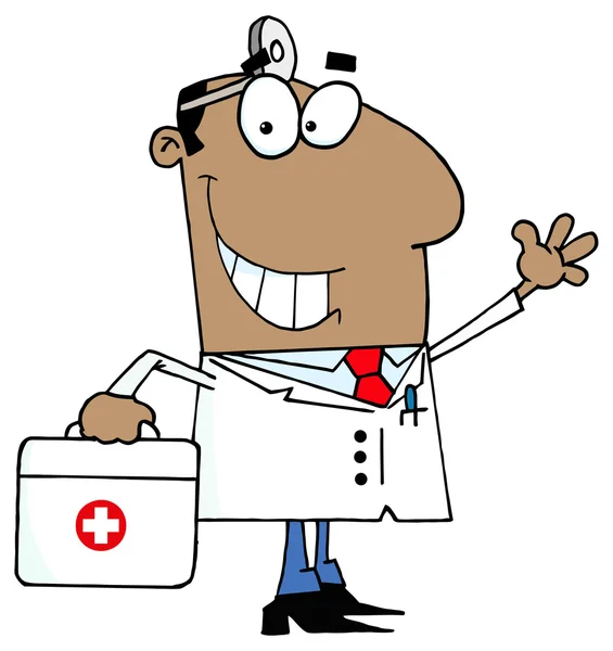 Cartoon Doctor character — Stock Vector