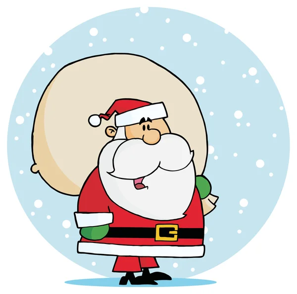 Cartoon santa claus — Stock Vector