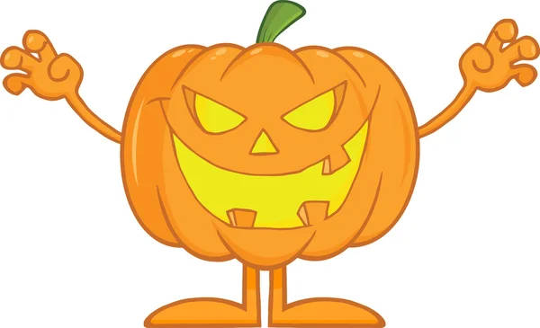 Strašení halloween dýně — Stockový vektor