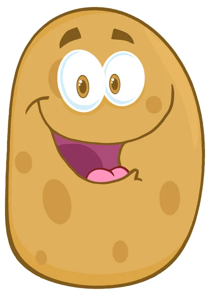 Aardappel Cartoon karakter — Stockvector